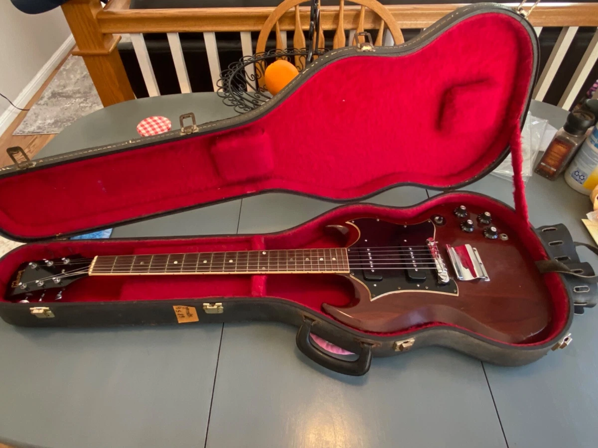 Vintage 1968 Gibson SG Special Guitar No Breaks All Original w Strap Locks