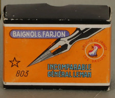 n 803 Baignol et Farjon boite de plume non scéllée incomparable general leman