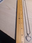 Sterling Silver " MOM " cutout Heart pendant on sterling rope chain — photo 7