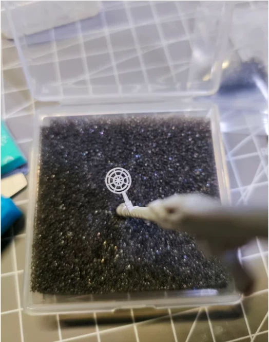 3D Printed 1/72/35 German tank turret bracket and MG34 machine gun Model Kit - Image 3 of 4