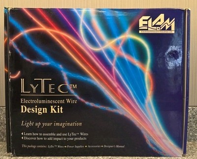 Elam Lytec Electroluminescent Wire Design Kit Aids Engineer Product Development 
