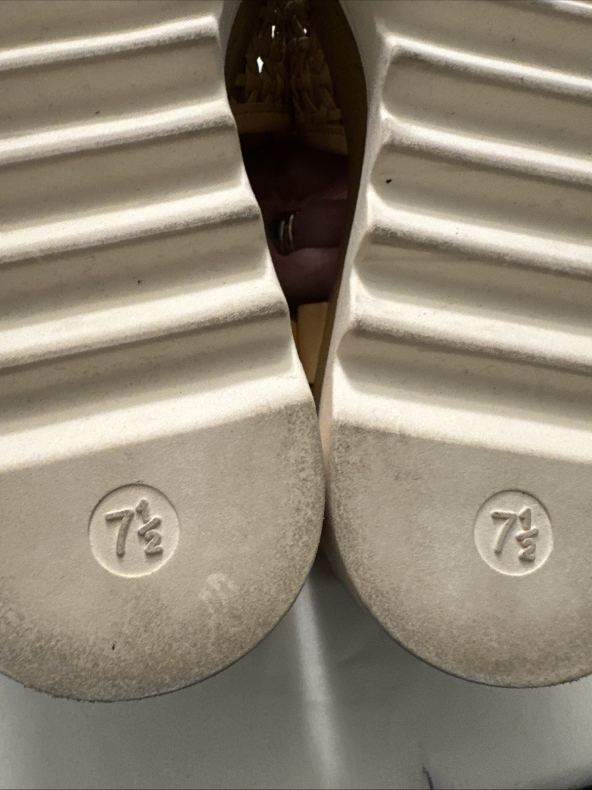 Universal Thread Woven Platform Wedge Sandals Tan… - image 6