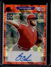 2021 Pro Set Metal - 1989 Pro Set Base Autographs Crystal Red Sam Bachman