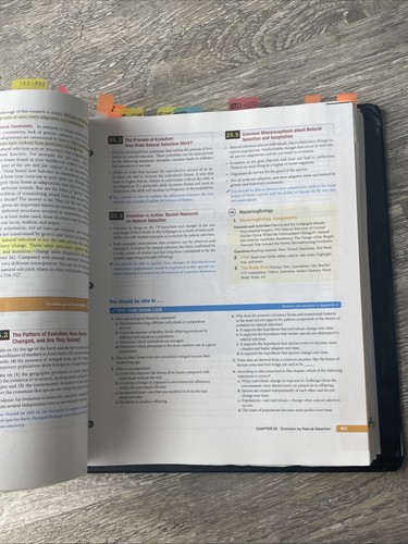 Biological Science Text Book 2014 Texas Tech Binder Pearson - Picture 3 of 4
