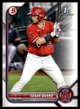 2022 Bowman Prospects Edgar Quero Los Angeles Angels #BP-123