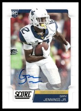 CZA771 - 2019 Score - Rookies Gary Jennings Jr. #404 (RC) - Auto