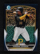 2023 Bowman Chrome Prospects Mega Box Navy Mojo Refractor Termarr Johnson 2l4
