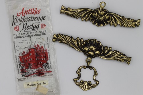 Antikke Klokkestreng Beslag - Danish Bell Pull Fittings 5.5" For Embroidery