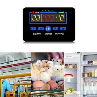 Programmable Timer Thermostat 12V/220V Temperature Controller XH W1411