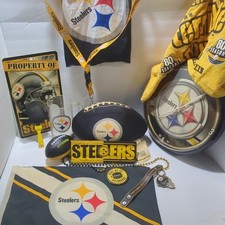 Pittsburgh Steelers NFL Football Fan Man Cave Souvenir Gift Lot Tailgate Decor