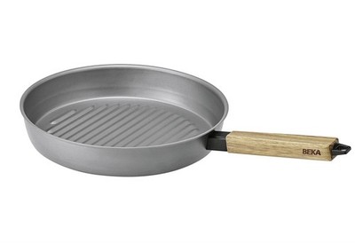 BEKA Grillpfanne Nomad Stahl  Akazienholz 28cm