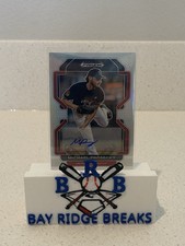 2022 Prizm Draft Picks Michael Prosecky Auto Refractor