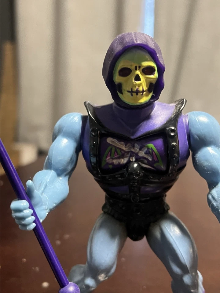 Skeletor MOTU Batalla Dañada Armadura He-Man ¡Original! Foto 3 de 4