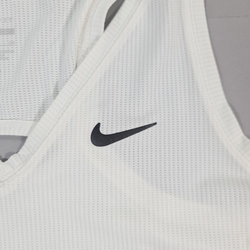 NIKE Womens Tennis Tank Top White Small Victory Court CV4784 100 - Picture 4 of 9