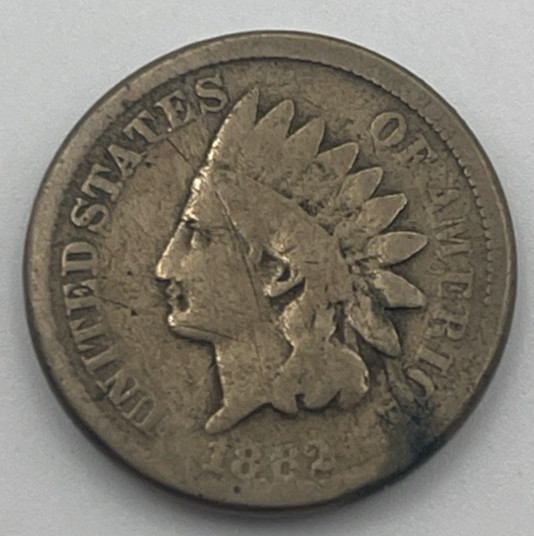 1862 Indian Head Cent – Historic U.S. Coin – Civil War Era – See Photos