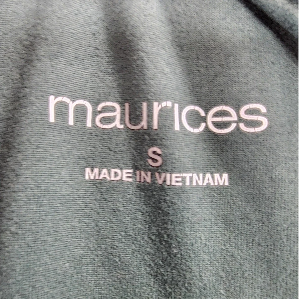 Maurices Leggings Mujer S Verde Tiro Súper Alto Lujo Tobillo Elastizado Entrenamiento Yoga Foto 3 de 4