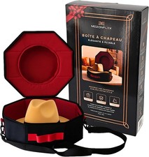 Foldable Hat Box Western Fedora Storage Water-Resistant Oxford Travel Case