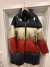 Tommy Hilfiger Daunenmantel Damen Gr. XXL Colorblock Down Maxi neu mit Etikett