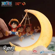 ONE PIECE Official Luffy Night Light Sensor Control Table LED Lamp Doll Toy Gift