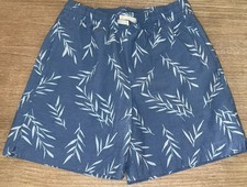 Abercrombie Kids Boys  13/14 a f Hybrid Shorts Blue Pattern Drawstring RV 40