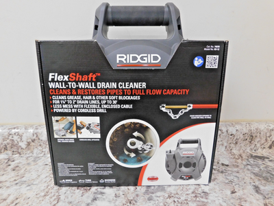 r-k912 Ridgid FlexShaft K9-12 Wall-to-Wall Drain Cleaner 95691749789| eBay