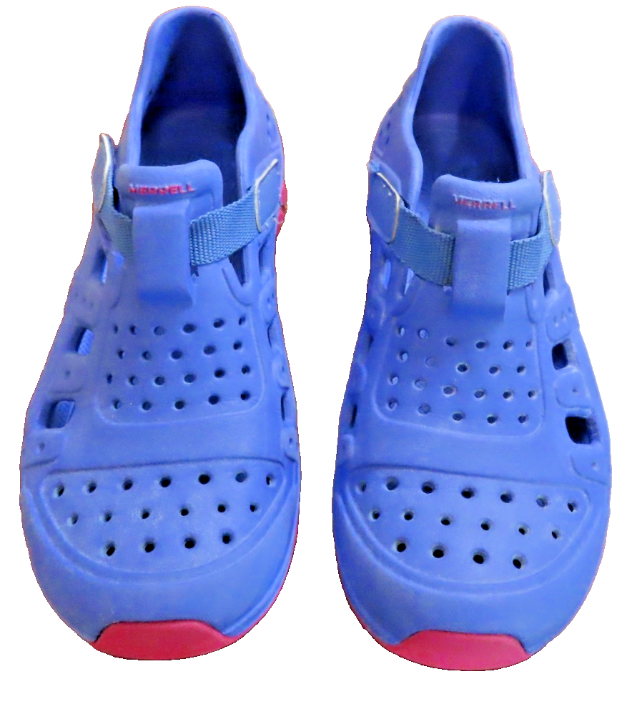 Sandali sportivi Merrell bambina Hydro Canyon casual blu traspiranti piatti grandi bambini 4