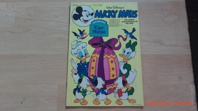 Micky Maus, Heft Nr. 17 von 1981, mit Bastelbogen, Ehapa-Verlag