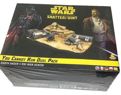 Star Wars Shatterpoint You Cannot Run Duel Pack Darth Vader Obi-Wan Kenobi NEW