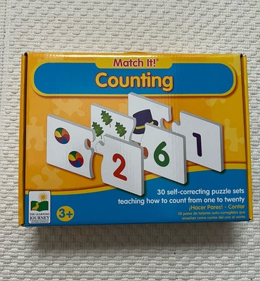 The Learning Journey: Match It! COUNTING 30 Self-Correcting Number Puzzles 1-20