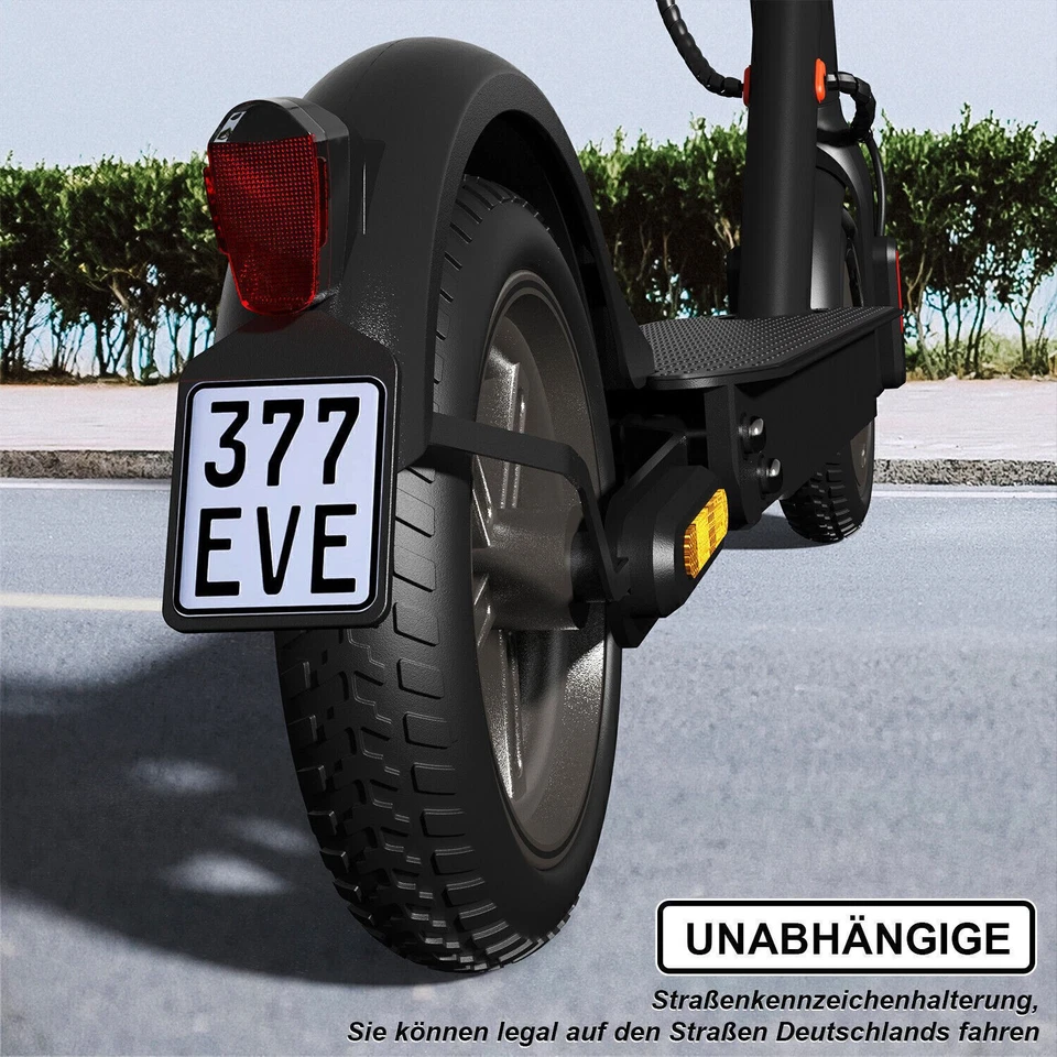 Faltbarer E-Scooter Elektro Scooter mit Straßenzulassung E Roller APP bis 30KM - Bild 3 von 4