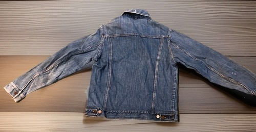 60's? Sears Roebucks Selvedge Denim Jean Jacket Type 3 Jacket Trucker VTG - Picture 4 of 13