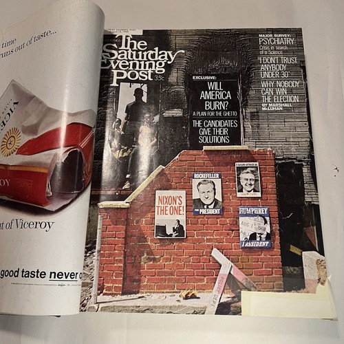 Saturday Evening Post Bound Magazine Book July Dec 1968 January Feb 69 Bob Dylan - Picture 7 of 23