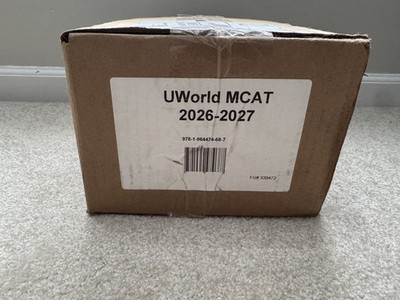 UWorld MCAT Books 2026-2027: 8 MCAT Prep Books BRAND NEW SEALED IN BOX 