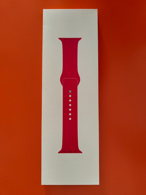 Apple Watch Sport Band 38/40/41mm Rot   Original, Neuwertig