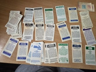 Vintage Mixed Cigarette & Tea Cards – Various – Job Lot