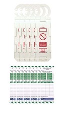 LIVELIFEBETTER® Scaffold Inspection Record Tags - 5 Holders and 10 Inserts -...