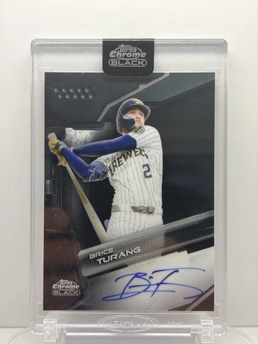 2026 Topps Chrome Black Brice Turang Chrome Black Autographs (RAW)