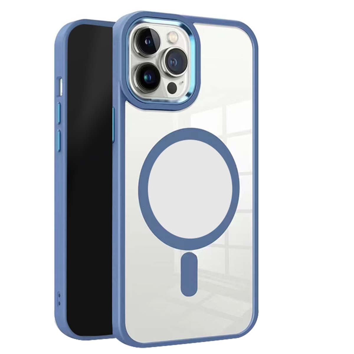 Protection iPhone 16 Pro Max Jaym coque bumper rigide bleue - 2
