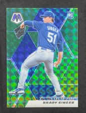 2021 Panini Mosaic Rookie 2021 Panini Mosaic - Mosaic Green #261 - Brady Singer 