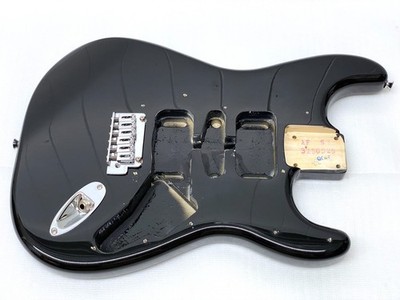 Fender Squier Strat 2-POINT TREMOLO BODY w/ HARDWARE Black Guitar
