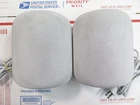 Lot of 2 Apple HomePod A1639 Speaker 1st Gen - White - FOR PARTS Doesn’t Turn On