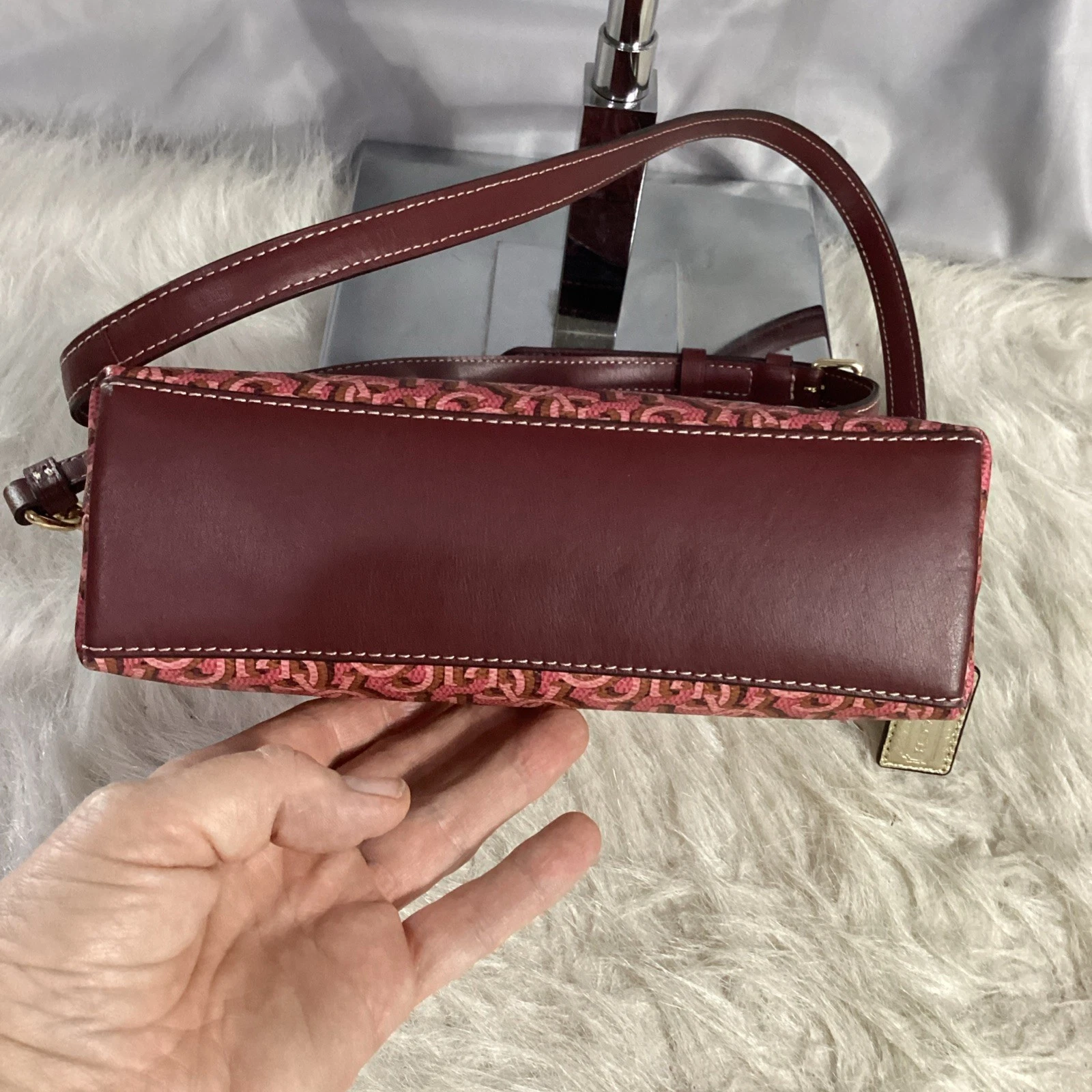 Coach Madi tracolla firma Rouge stampa monogramma B23202 CF343 BELLA (30)