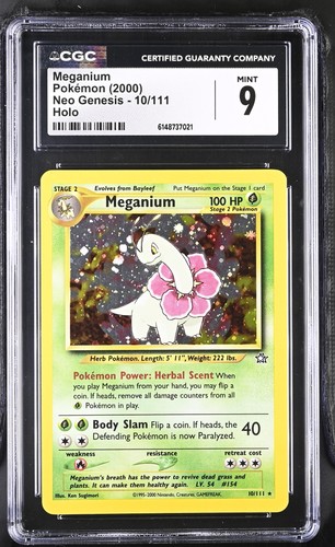 Meganium (Unlimited) graded CGC 9 for sale on eBay