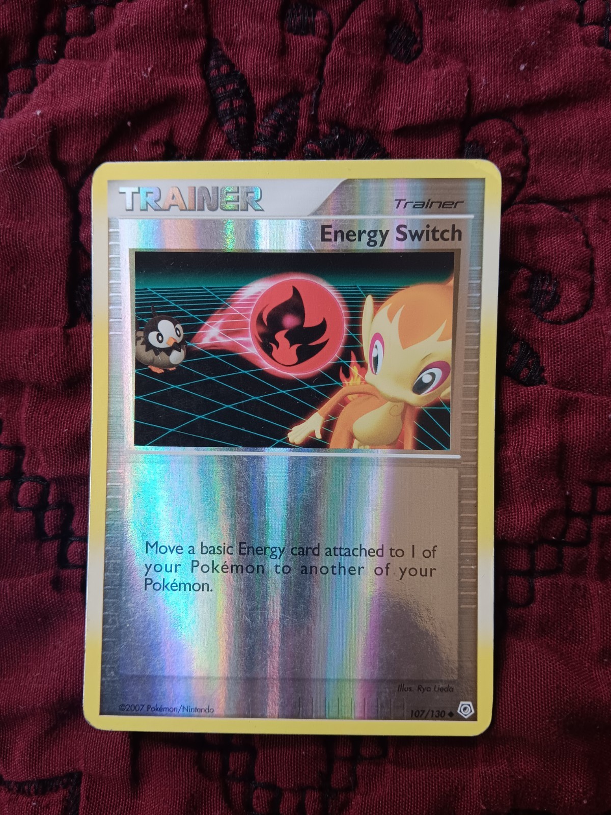 Energy Switch 107/130 Diamond and Pearl Reverse Holo
