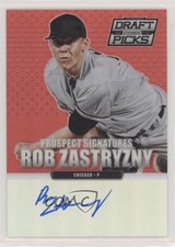 2013 Prizm Perennial Draft Picks Prospect Signatures Red Rob Zastryzny Auto 4g0