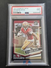 2023 DONRUSS OPTIC BRANDON AIYUK BLACK 1/1 PSA 9