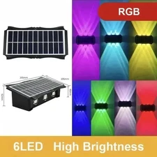 Solar Deck Wall Light Path Garden Lantern Motion Sensor Outdoor Lamp Waterproof