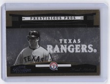 2005 Playoff Prestige #PP-9 Hank Blalock Prestigious Pros Gold #/50