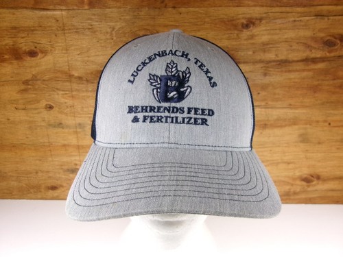 LUCKENBACH TEXAS FEED FERTILIZER FARM & RANCH FEED & SEED ADVERTISING CAP HAT