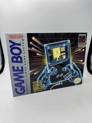 Original Game Boy 1989 DMG-01 Gameboy Box Link Cable Tetris - Untested
